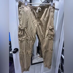 American Eagle Outfitters Tan Cargo Pants
